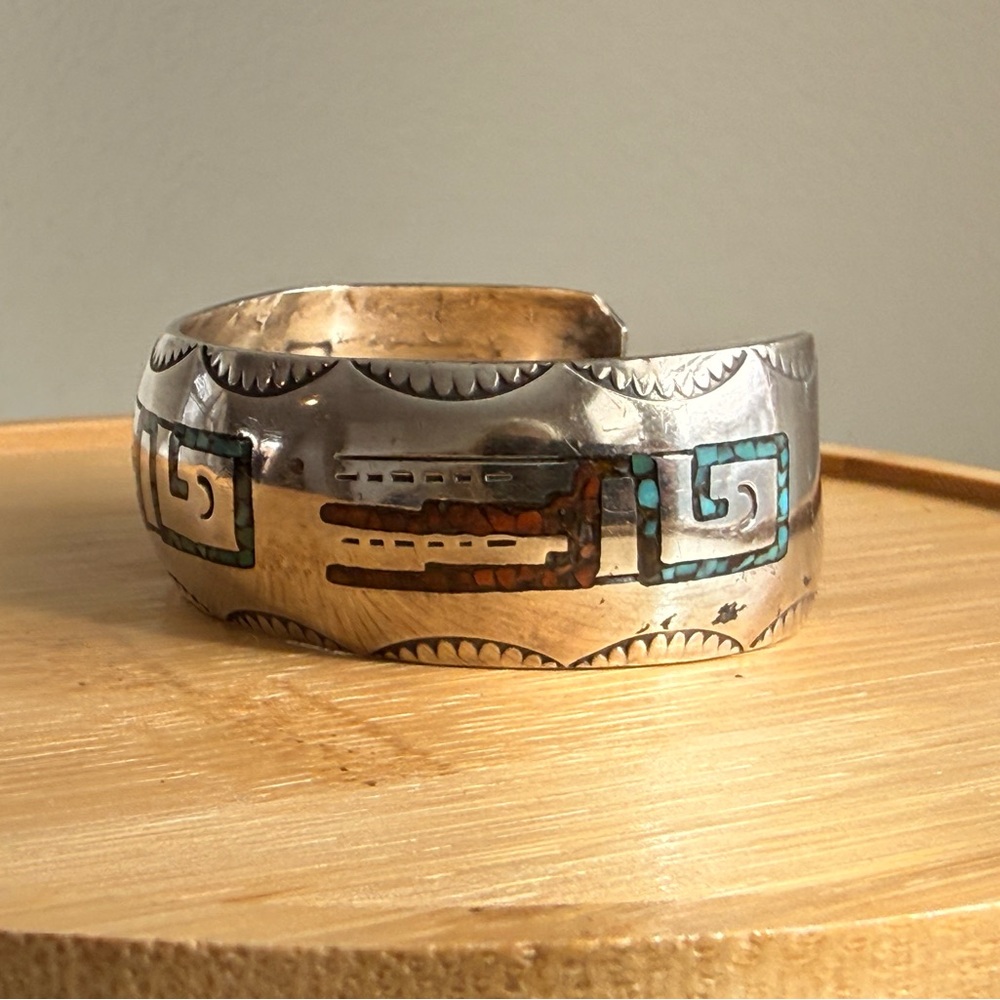 Antique Navajo silver cuff